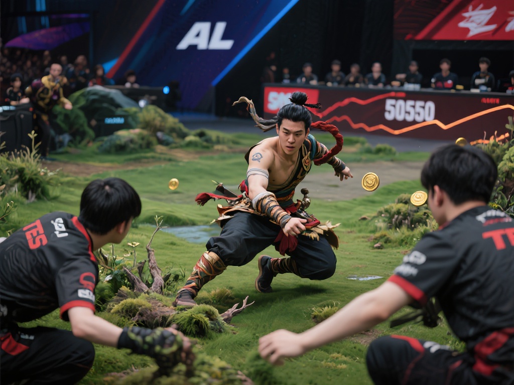 AL惜败TES赛后麦克疯曝光:Tarzan懊悔未能击杀 在这场对决中,AL在前期的游走和入侵策略